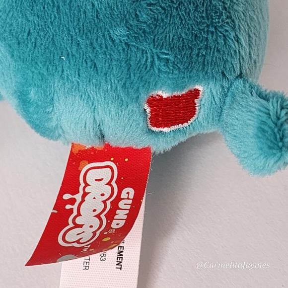 GUND 🐘 Drops Tony Trunks Teal Elephant Expressive Plush NWT - Picture 4 of 8